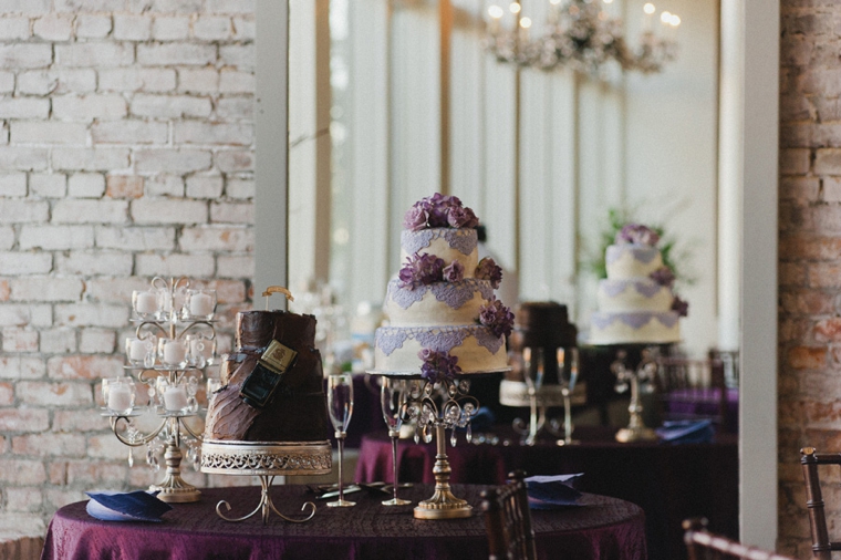 A Romantic Purple Wedding via TheELD.com