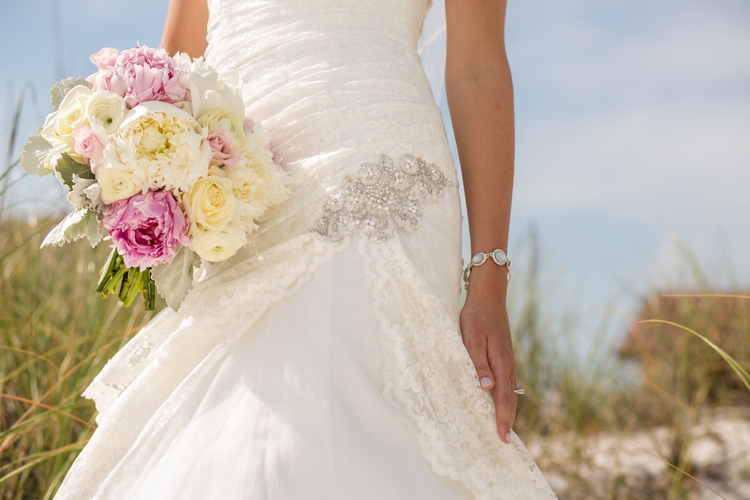 Rustic Chic Pink and Burlap Wedding via TheELD.com