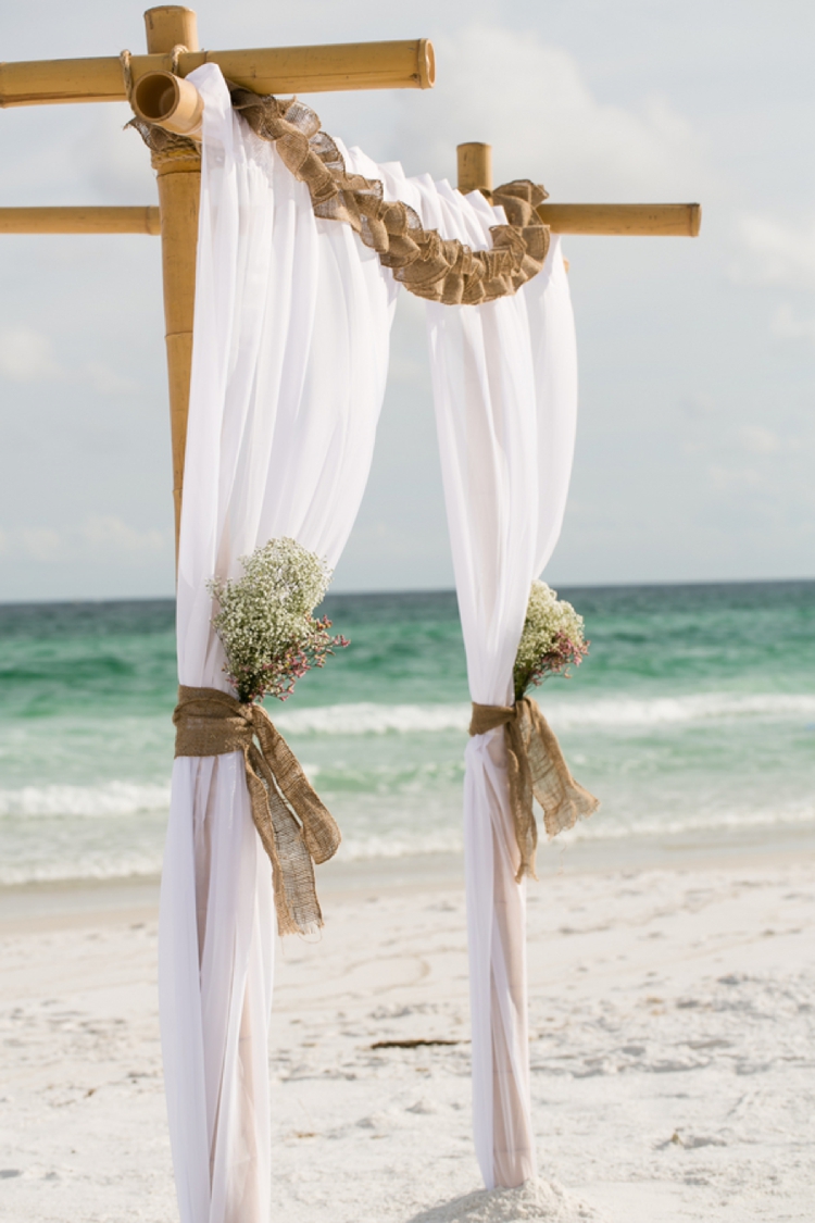 Rustic Chic Pink and Burlap Wedding via TheELD.com