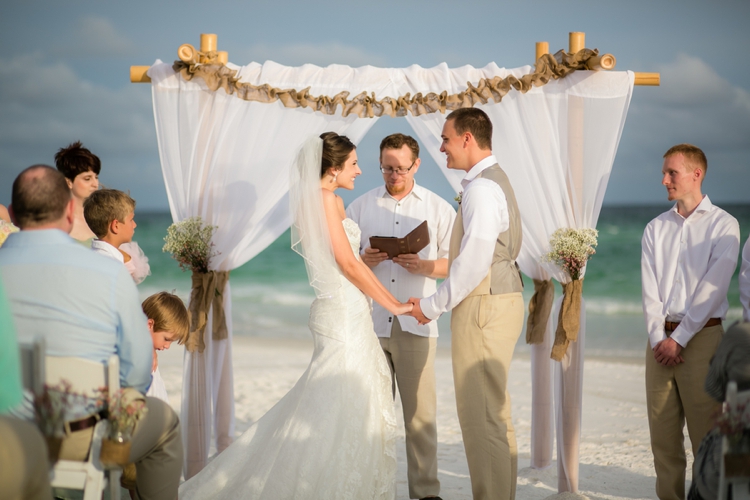 Rustic Chic Pink and Burlap Wedding via TheELD.com