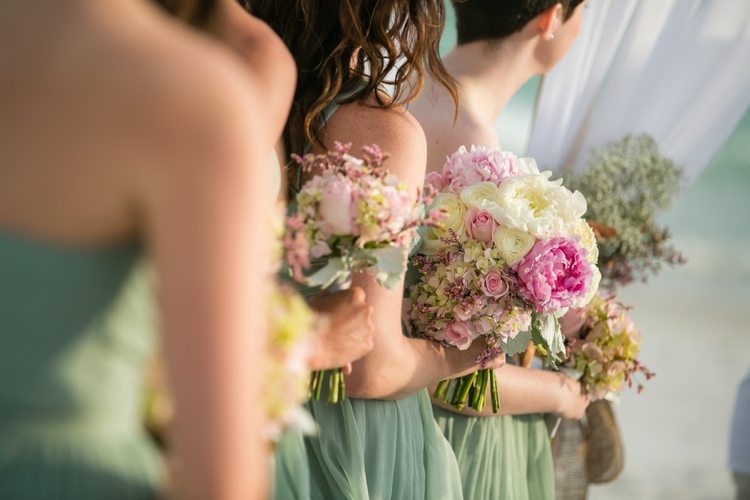 Rustic Chic Pink and Burlap Wedding via TheELD.com