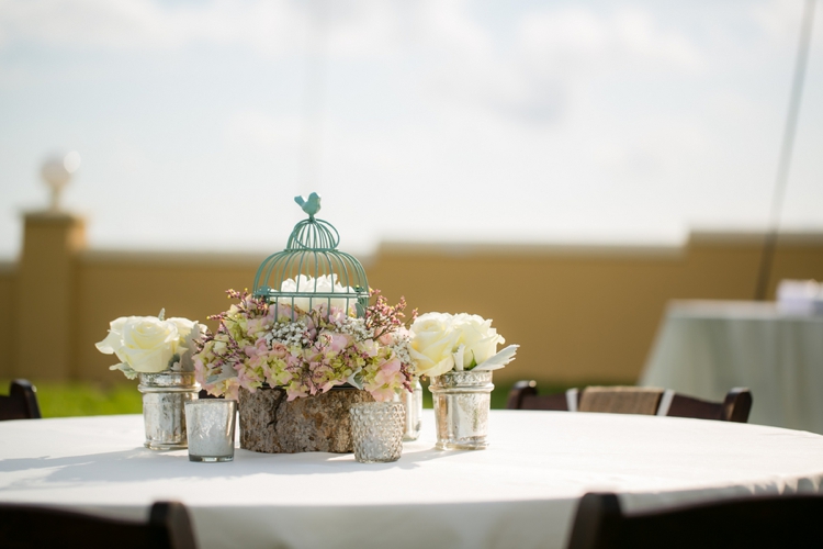 Rustic Chic Pink and Burlap Wedding via TheELD.com