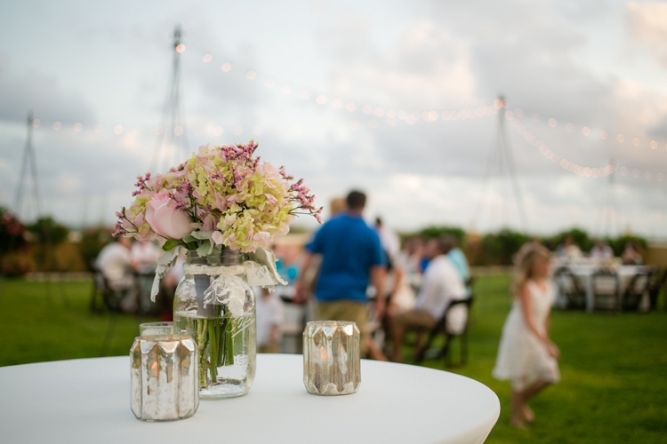 Rustic Chic Pink and Burlap Wedding via TheELD.com