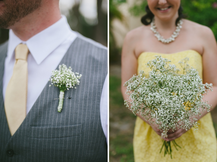 Rustic Chic Yellow and Gray Wedding via TheELD.com