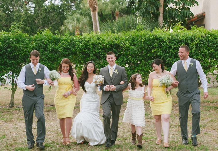 Rustic Chic Yellow and Gray Wedding via TheELD.com