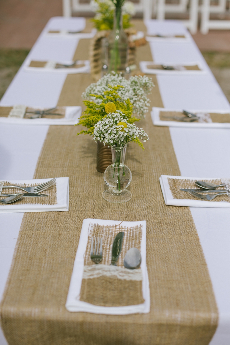 Rustic Chic Yellow and Gray Wedding via TheELD.com