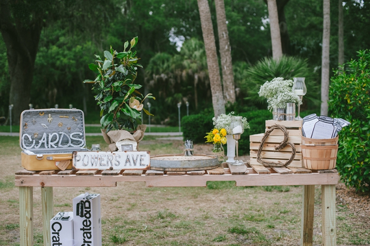 Rustic Chic Yellow and Gray Wedding via TheELD.com