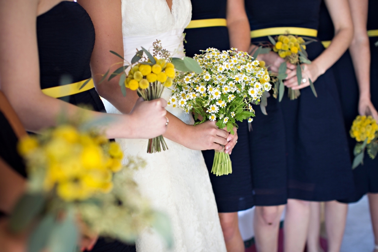 Rustic Yellow and Navy South Carolina Wedding via TheELD.com