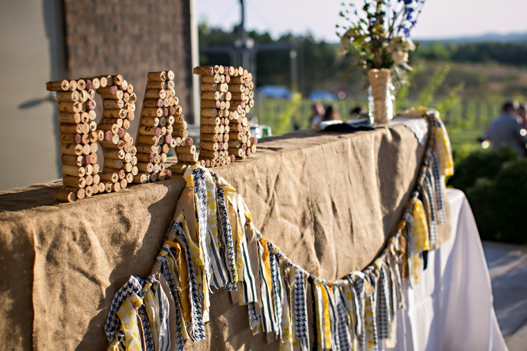 Rustic Yellow and Navy South Carolina Wedding via TheELD.com