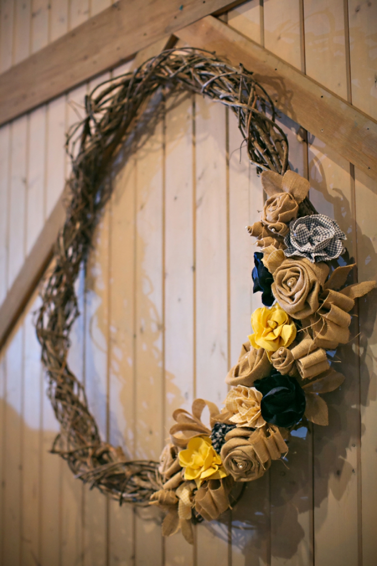 Rustic Yellow and Navy South Carolina Wedding via TheELD.com