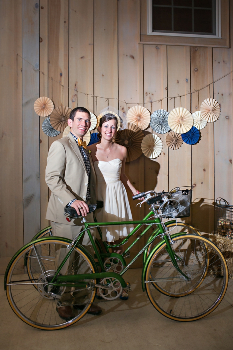 Rustic Yellow and Navy South Carolina Wedding via TheELD.com