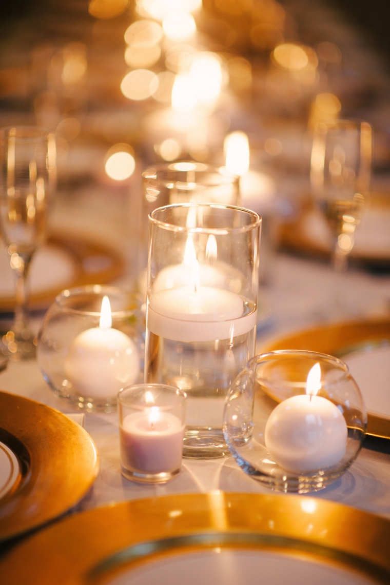 Simple and Elegant Candlelit Wedding via TheELD.com