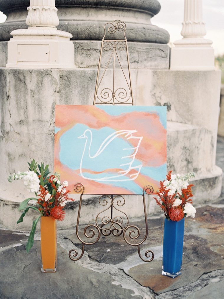 Vibrant Watercolor Engagement Party Inspiration via TheELD.com