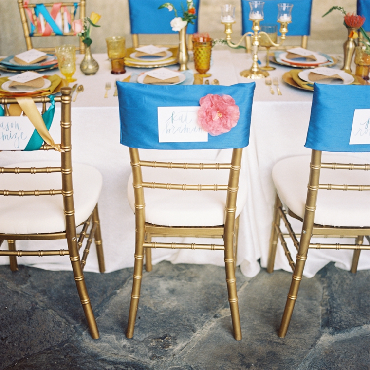 Vibrant Watercolor Engagement Party Inspiration via TheELD.com