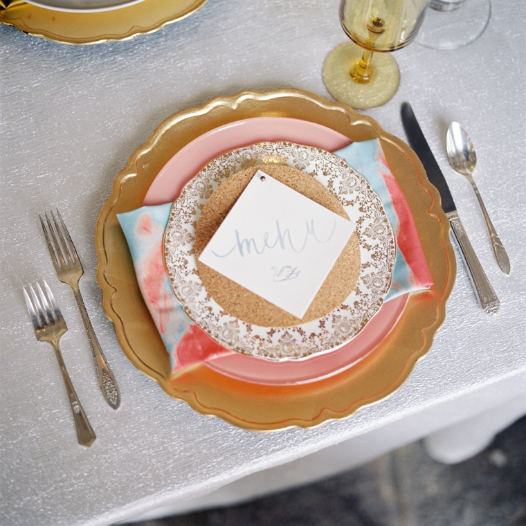 Vibrant Watercolor Engagement Party Inspiration via TheELD.com