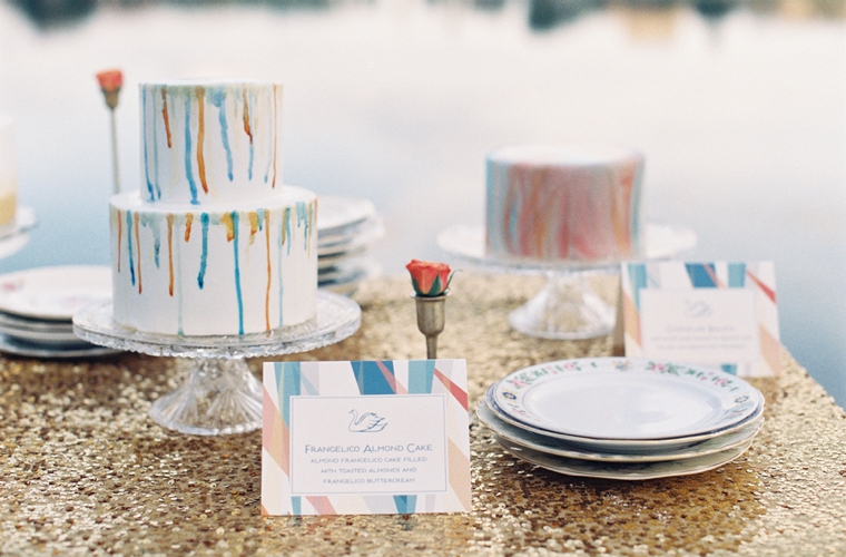 Vibrant Watercolor Engagement Party Inspiration via TheELD.com