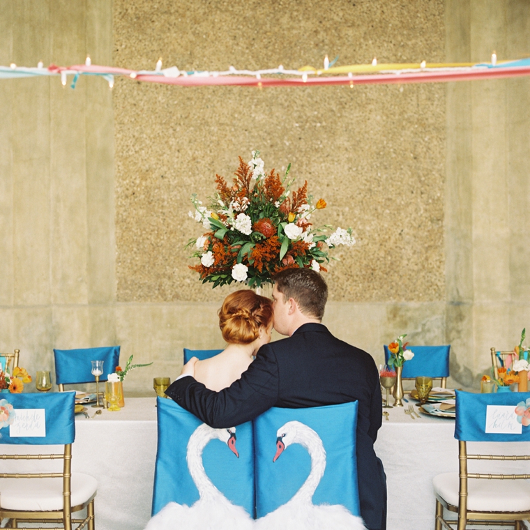 Vibrant Watercolor Engagement Party Inspiration via TheELD.com