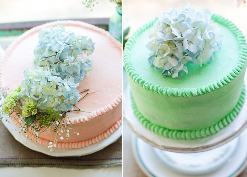 Vintage Pink and Aqua Southern Wedding via TheELD.com