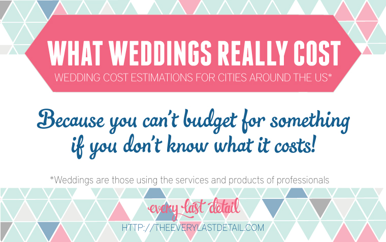 What Weddings Really Cost via TheELD.com