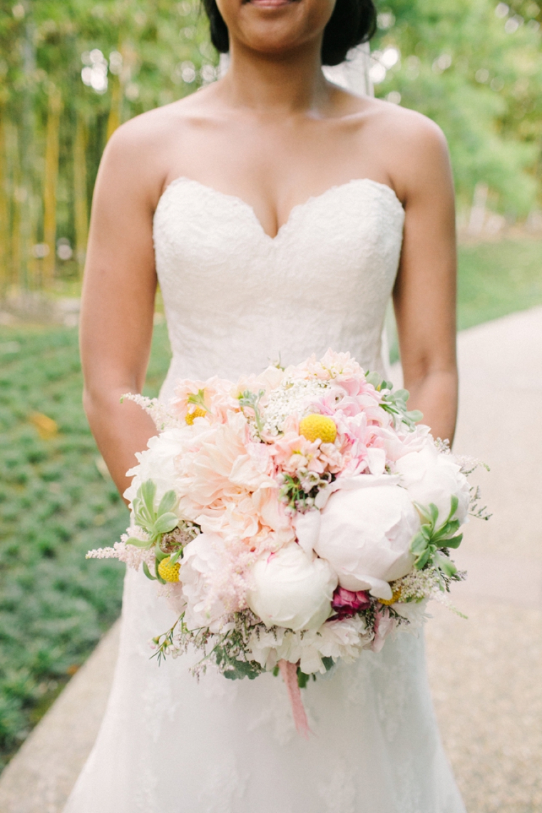 Blush & Vintage Travel Themed Wedding via TheELD.com