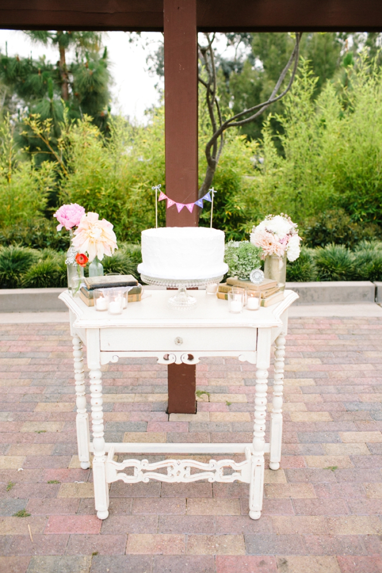 Blush & Vintage Travel Themed Wedding via TheELD.com