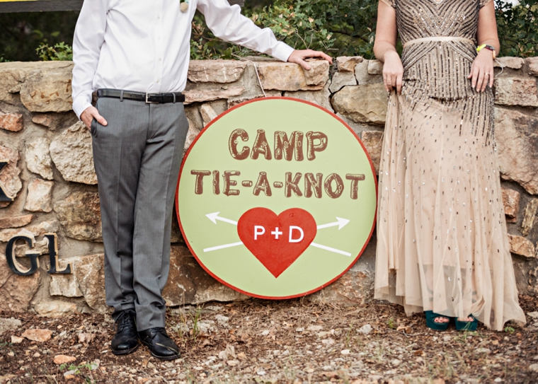 A Colorful Summer Camp Themed Wedding via TheELD.com