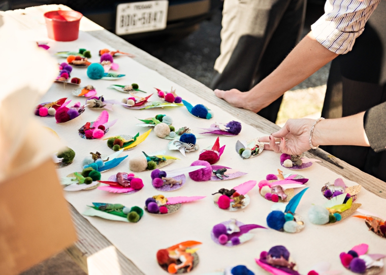 A Colorful Summer Camp Themed Wedding via TheELD.com