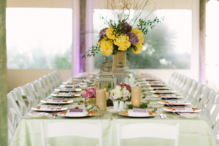 A Romantic Lavender and Yellow Wedding via TheELD.com