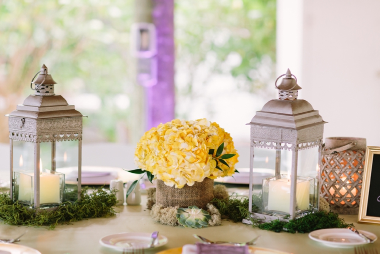 A Romantic Lavender and Yellow Wedding via TheELD.com