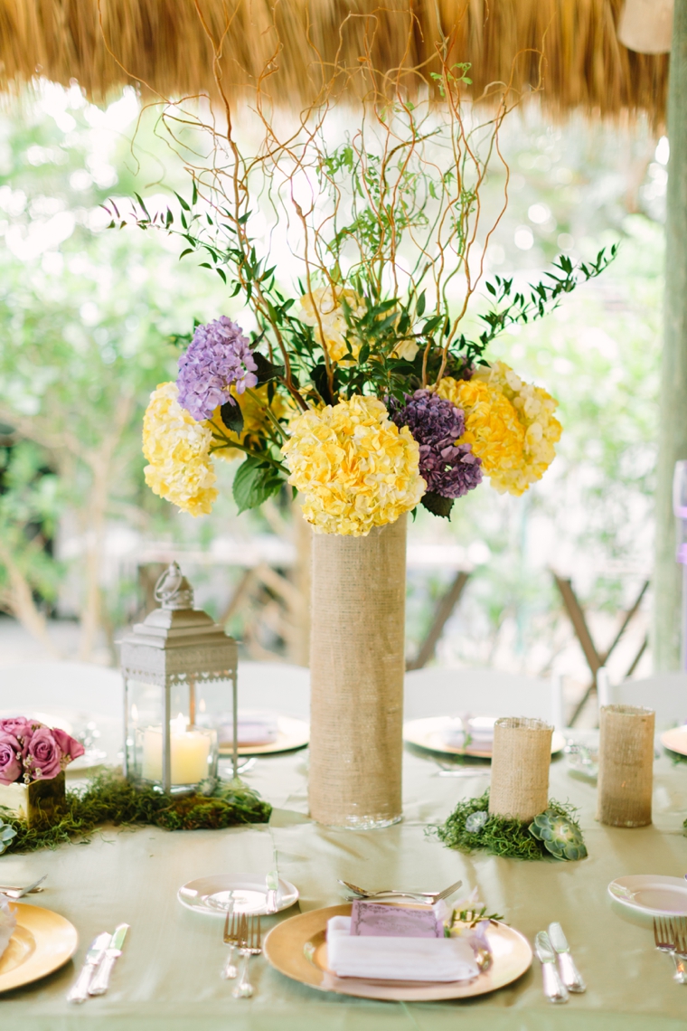 A Romantic Lavender and Yellow Wedding via TheELD.com