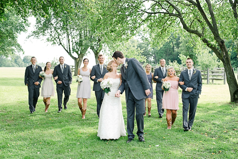 A Rustic Chic Pennsylvania Barn Wedding via TheELD.com