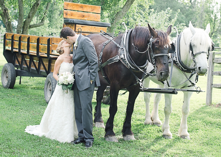 A Rustic Chic Pennsylvania Barn Wedding via TheELD.com