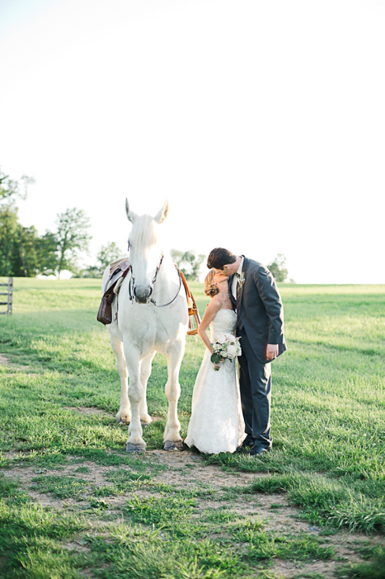 A Rustic Chic Pennsylvania Barn Wedding via TheELD.com