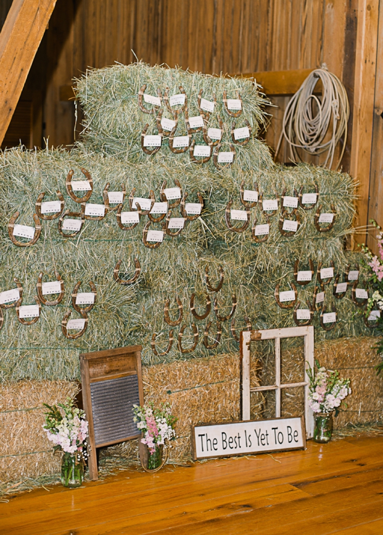 A Rustic Chic Pennsylvania Barn Wedding via TheELD.com