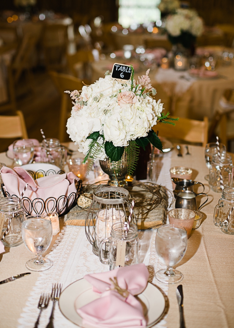 A Rustic Chic Pennsylvania Barn Wedding via TheELD.com