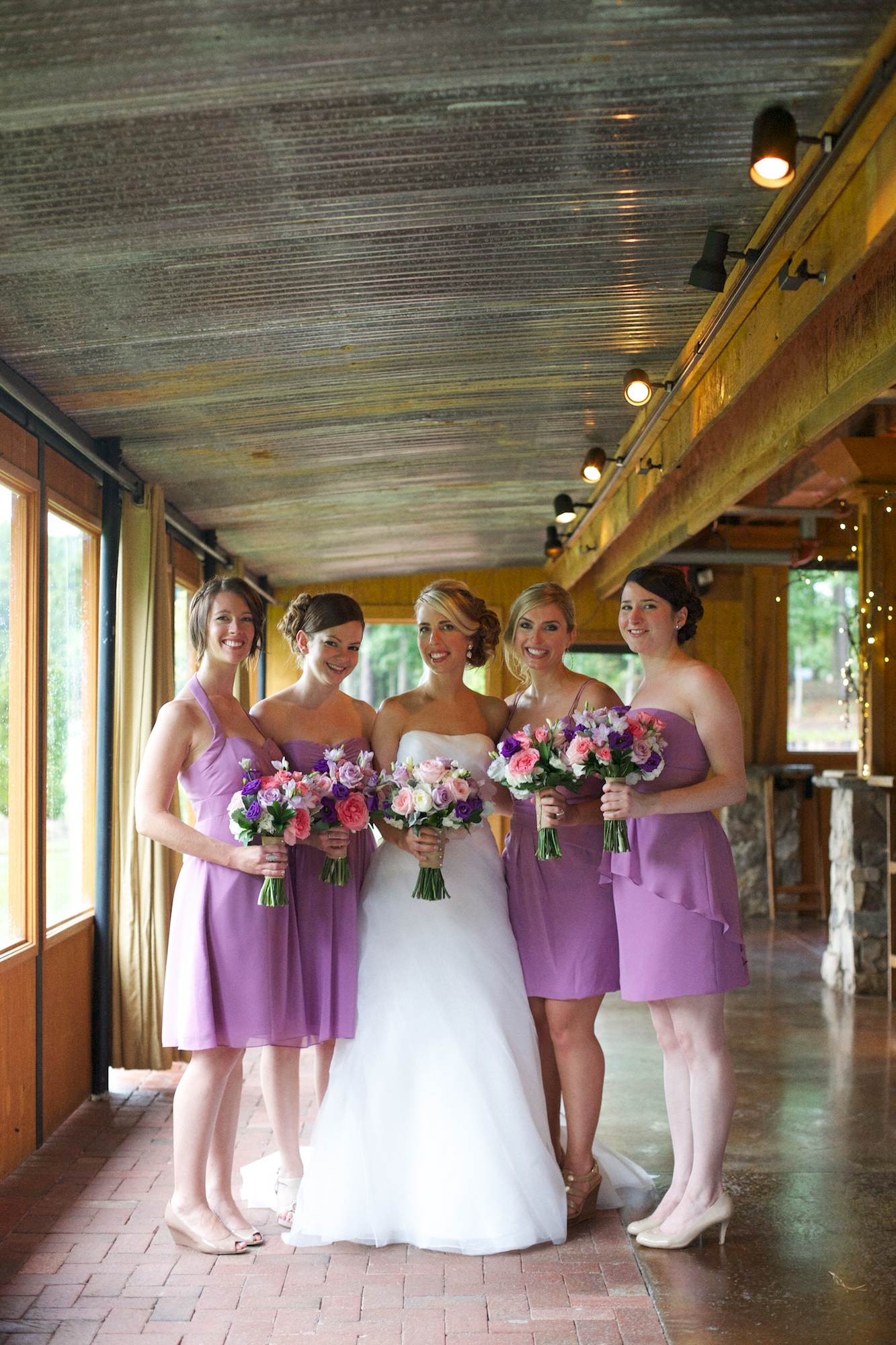 A Rustic Lavender North Carolina Wedding via TheELD.com