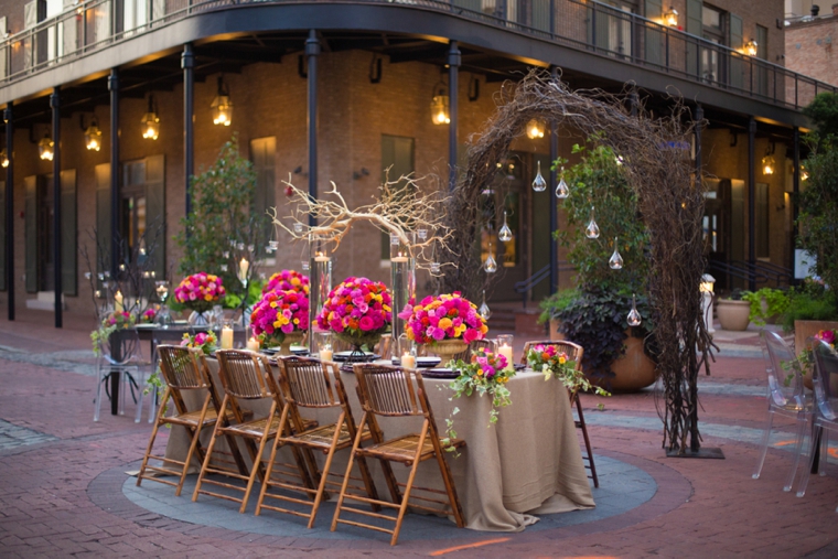 Colorful New Orleans Garden Wedding Inspiration via TheELD.com