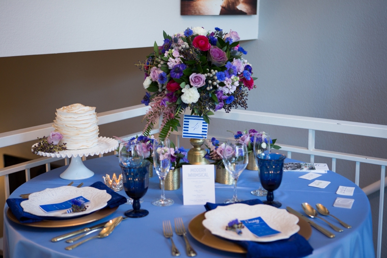 Dazzling Blue Wedding Ideas via TheELD.com