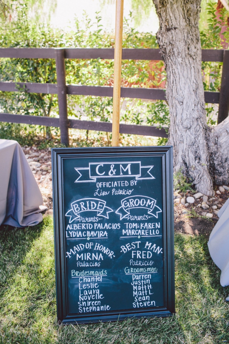 Elegant Gray and White Santa Ynez Wedding via TheELD.com