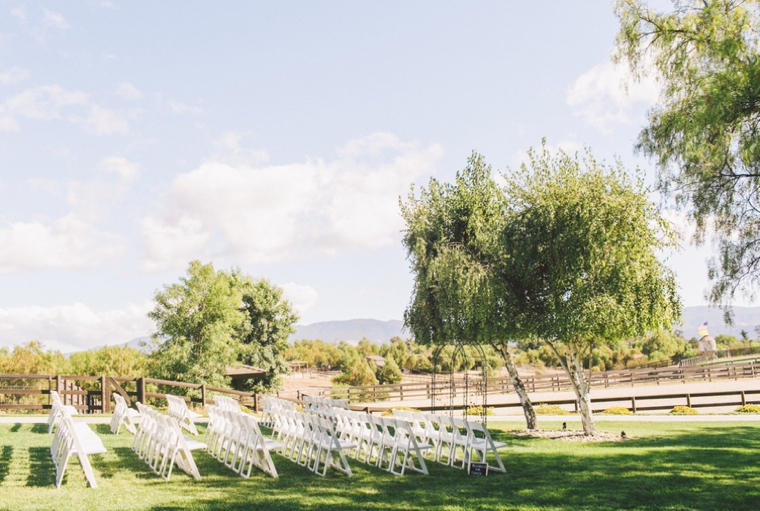 Elegant Gray and White Santa Ynez Wedding via TheELD.com