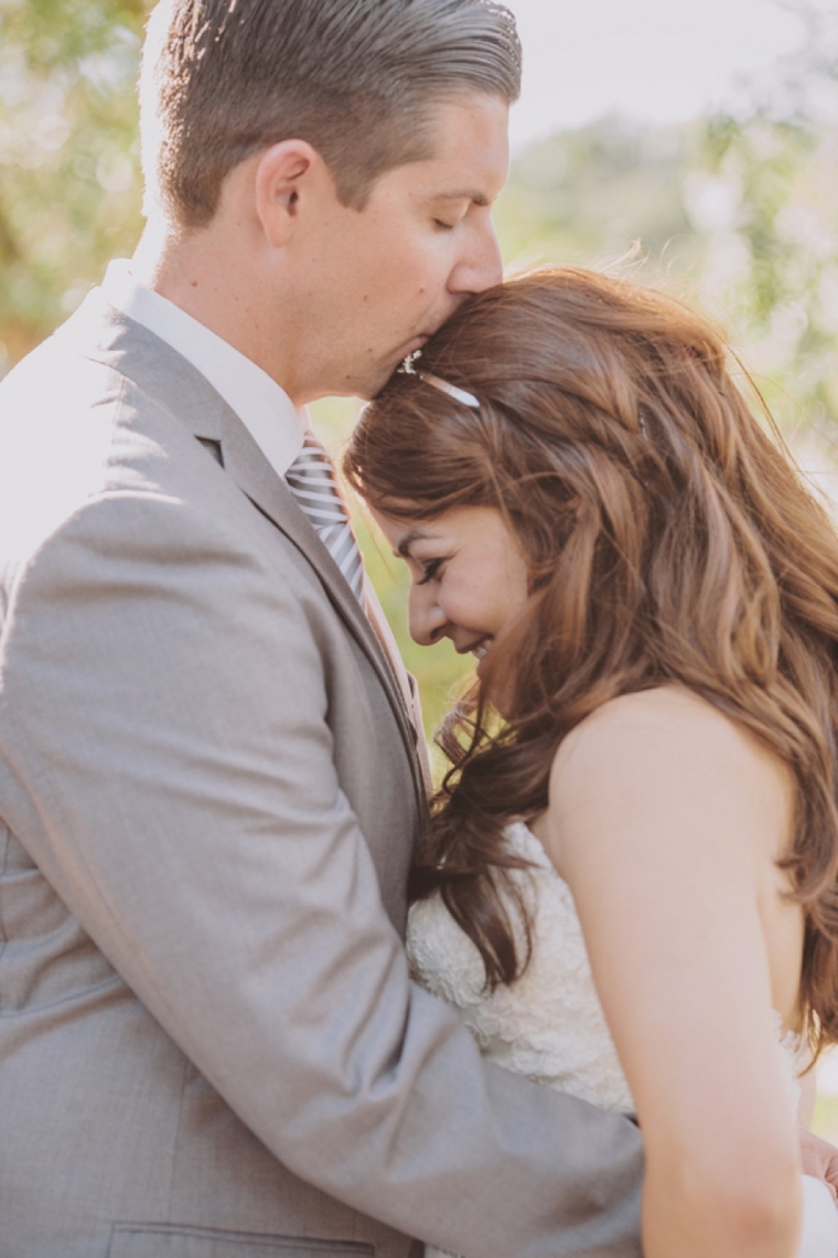 Elegant Gray and White Santa Ynez Wedding via TheELD.com