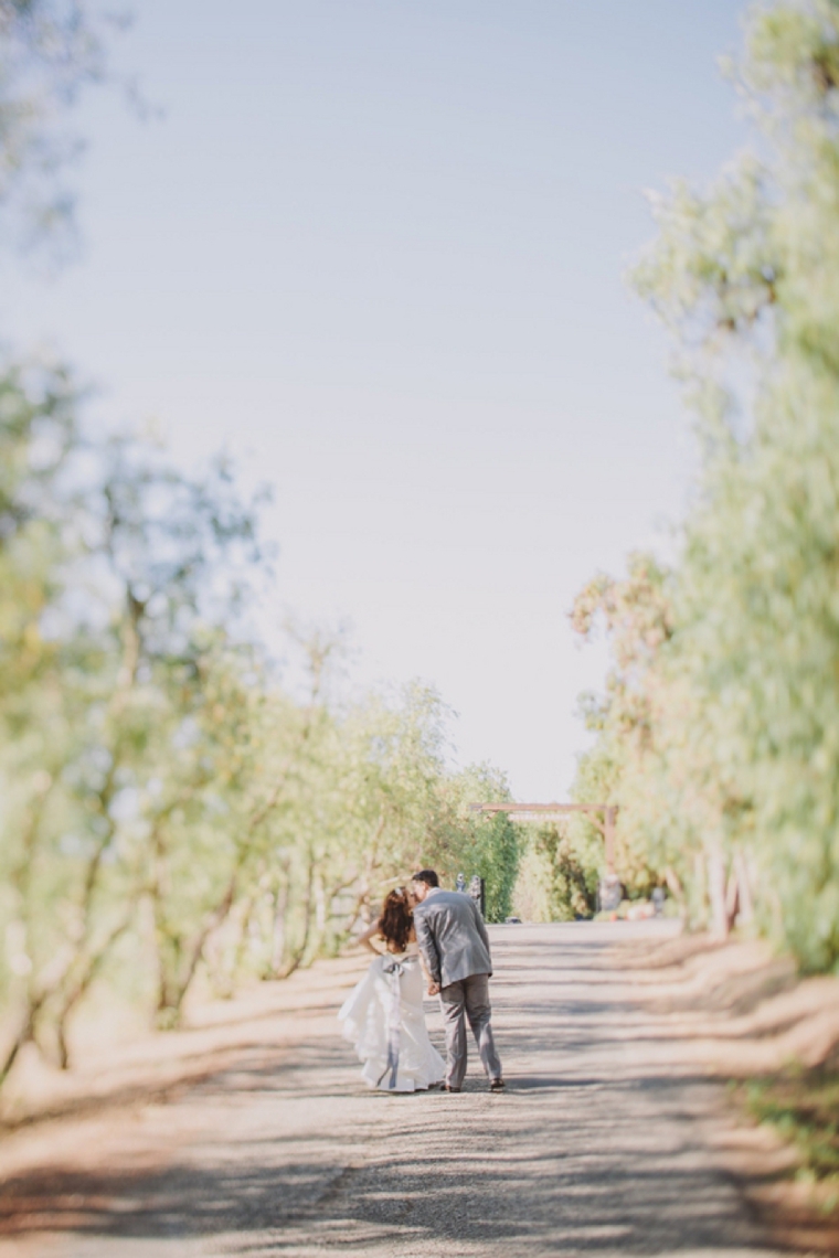 Elegant Gray and White Santa Ynez Wedding via TheELD.com