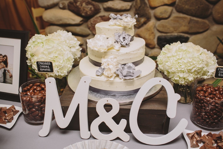 Elegant Gray and White Santa Ynez Wedding via TheELD.com