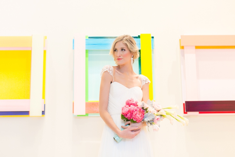 Modern Romantic Pink and Aqua Wedding Ideas via TheELD.com