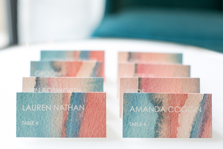 Modern Romantic Pink and Aqua Wedding Ideas via TheELD.com