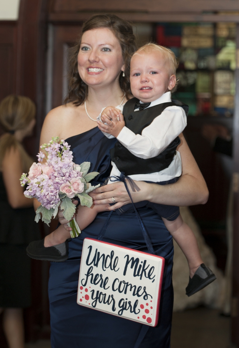 A Romantic Florida Navy and Pink Wedding via TheELD.com