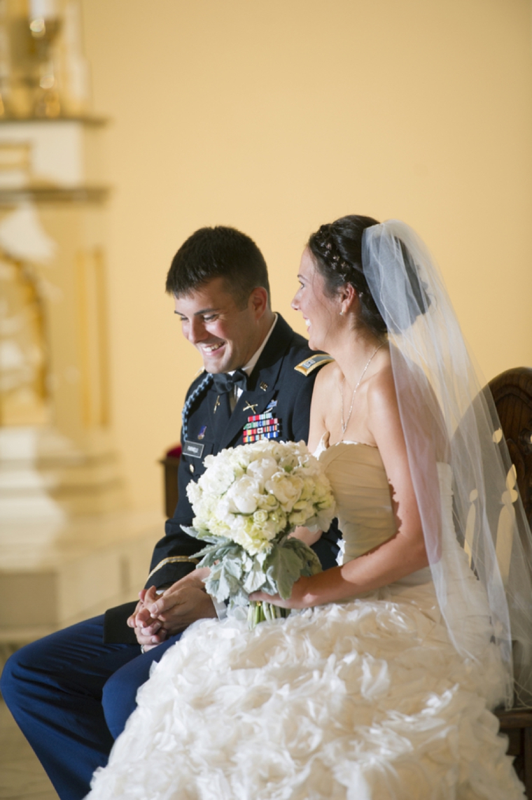 A Romantic Florida Navy and Pink Wedding via TheELD.com