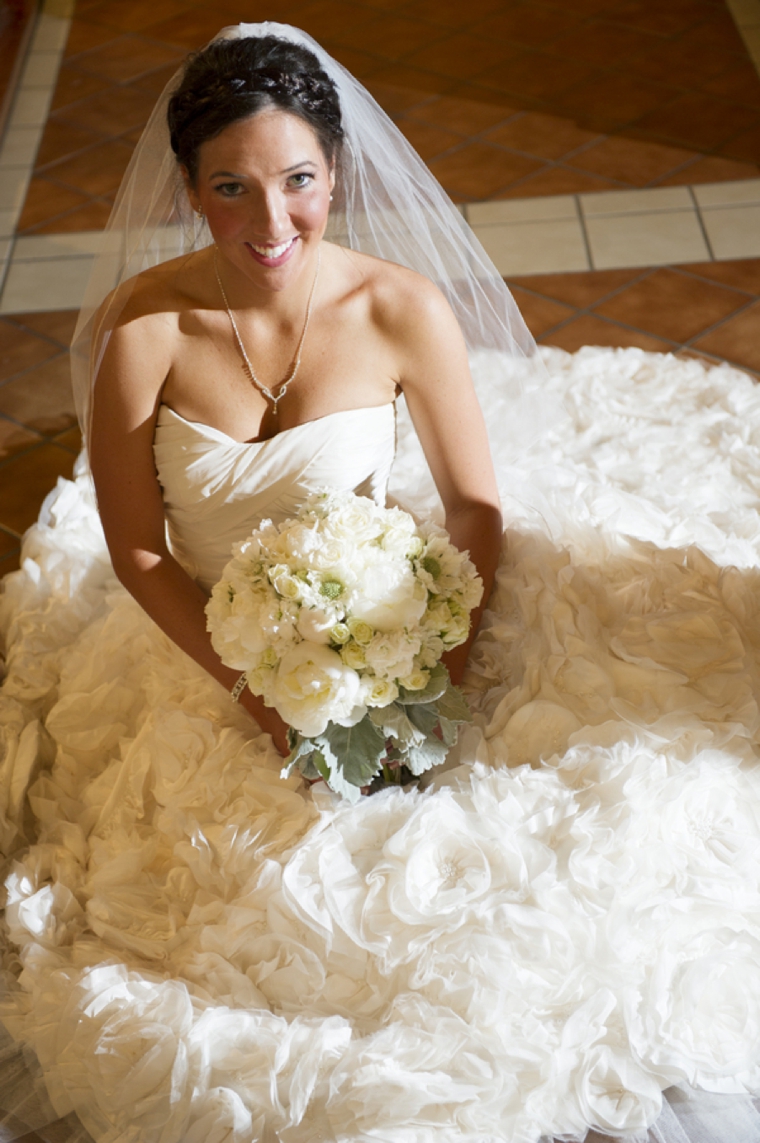 A Romantic Florida Navy and Pink Wedding via TheELD.com