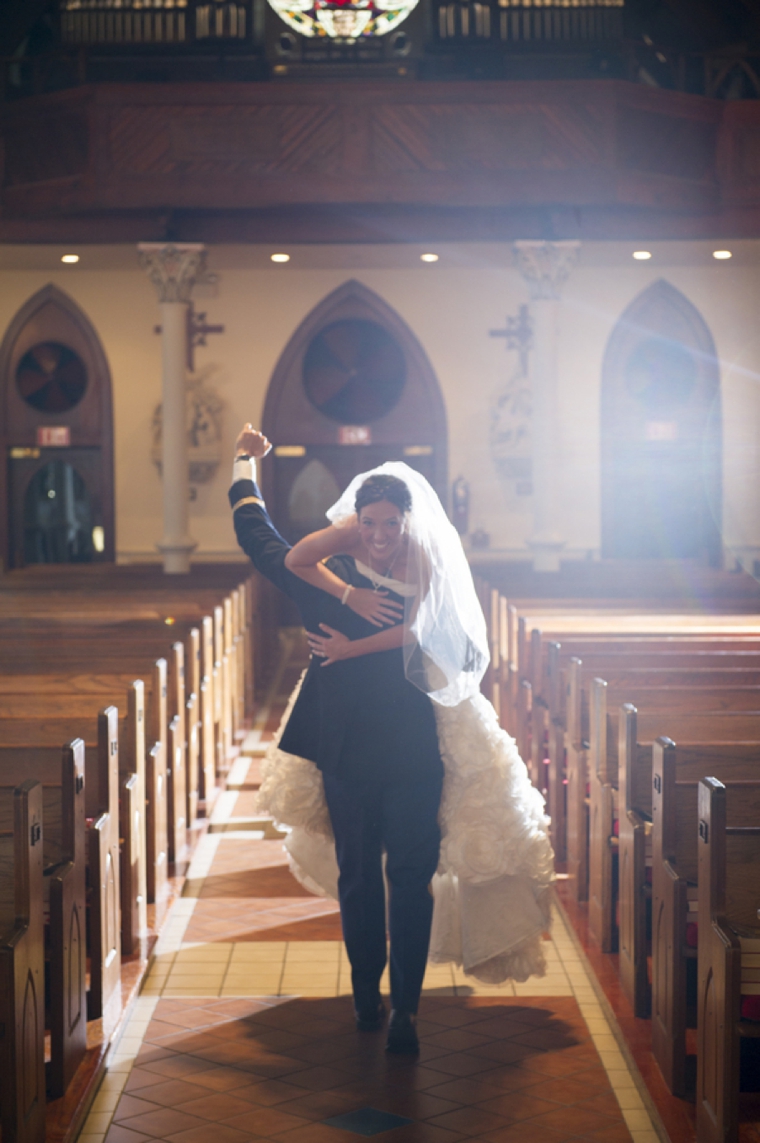 A Romantic Florida Navy and Pink Wedding via TheELD.com