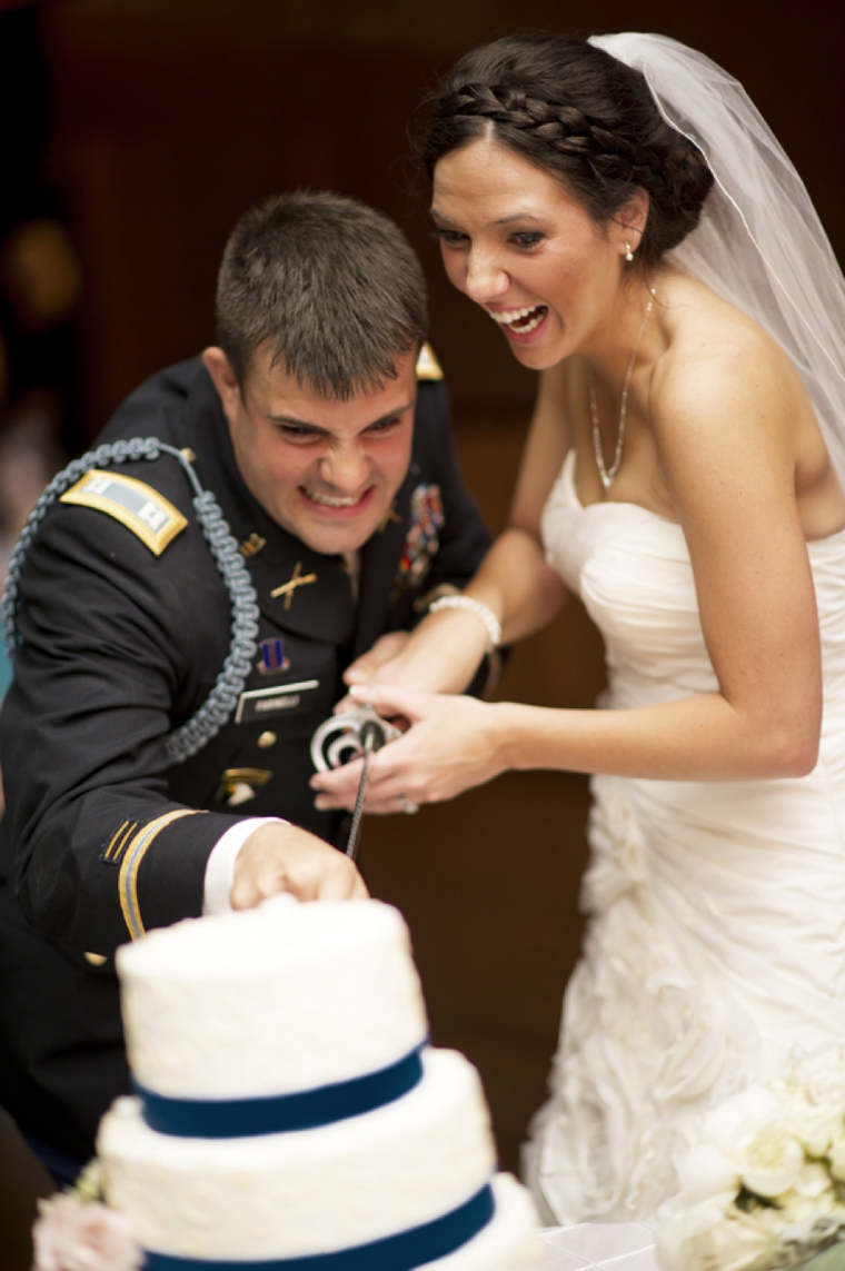 A Romantic Florida Navy and Pink Wedding via TheELD.com